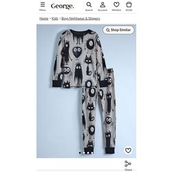 George erkek çocuk pijama takımı