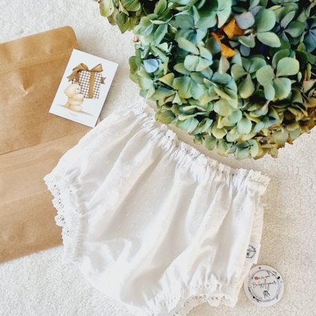 Ekru plumeti bloomer