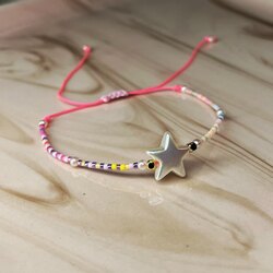 Pink Star Bracelet