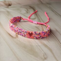 Heart Miyuki Bead Bracelet 
