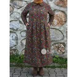 Narin Elbise/Çini Desenli Pazen