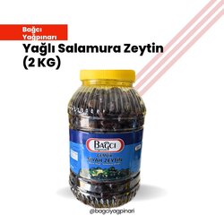 TAŞ BASKI YAĞLI SALAMURA GEMLİK SİYAH ZEYTİN 2 KG