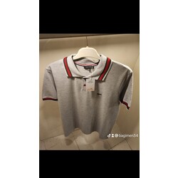 lacoste baskılı yakalı Tişört 