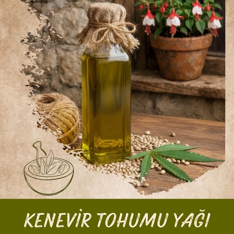 Kenevir Tohumu Yağı (Süper Güç) 250ml 