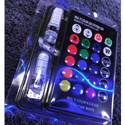T10 RGB kumandalı led