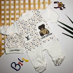 LV Şapkalı , Çıtçıtlı Detaylı Tulum