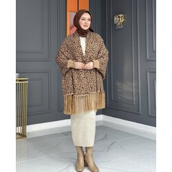 Leopar Desenli Triko Panço