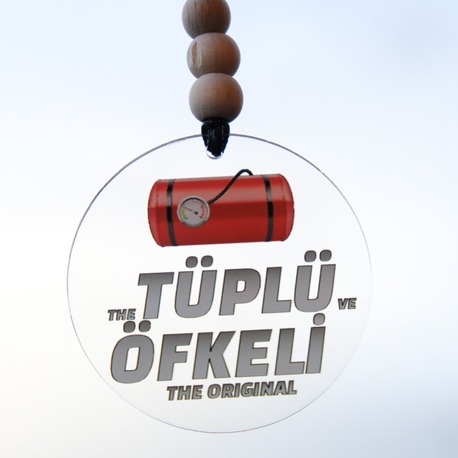 Balkhoon Tüplü ve Öfkeli Dikiz Aynası Süsü Araba Süsü Hediyelik Eşya