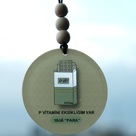 Balkhoon P Vitamini Eksikliğim Var Yani "para" Dikiz Aynası Süsü Araba Süsü Hediyelik Eşya