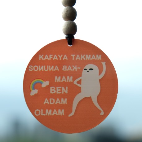 Balkhoon Kafaya Takmam Ben Adam Olmam Dikiz Aynası Süsü Araba Süsü Hediyelik Eşya
