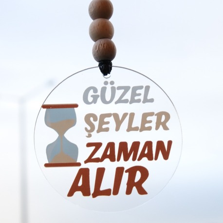 Balkhoon Güzel Şeyler Zaman Alır Dikiz Aynası Süsü Araba Süsü Hediyelik Eşya
