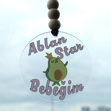 Balkhoon Ablan Star Bebeğim Dikiz Aynası Süsü Araba Süsü Hediyelik Eşya
