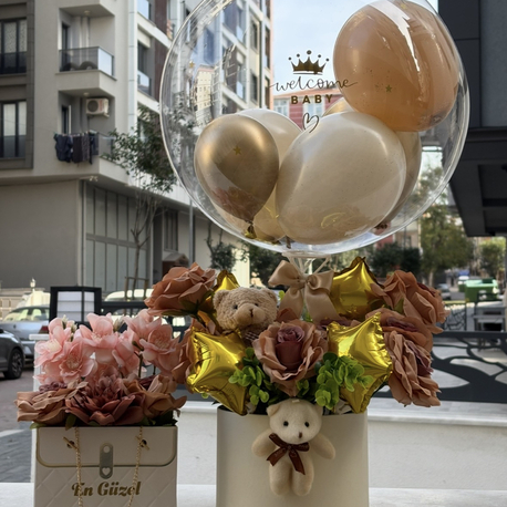 Yıldız Bebek Hediye balon set