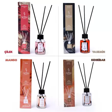 Sebu Premium Çubuklu Ortam Kokusu ve Oda Parfümü – 50 ml