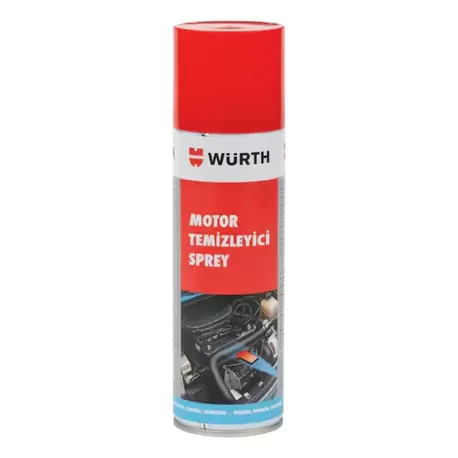 Würth Hızlı Motor Temizleme Spreyi – 500 ml Profesyonel Yağ ve Kir Sökücü