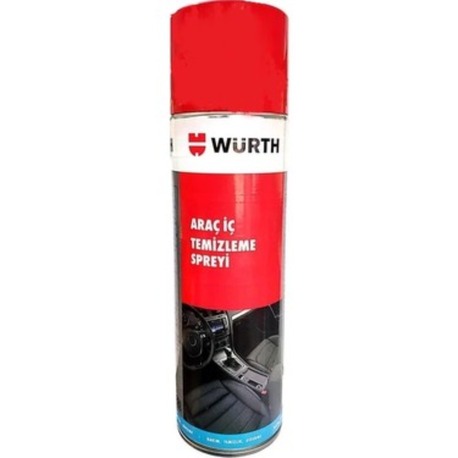 Würth Profesyonel Araç İçi Temizleme Spreyi – Leke Sökücü ve Hijyen Sağlayıcı