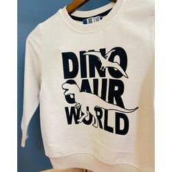 dino baskı sweatshirt