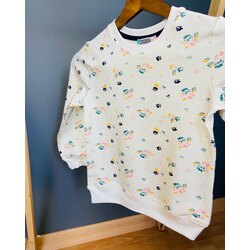 çiçek desenli sweatshirt