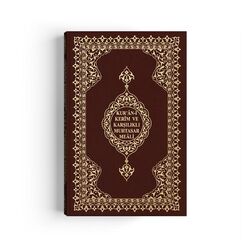 Orta Boy Karşılıklı Muhtasar Mealli Kur'an (Mühürlü)

