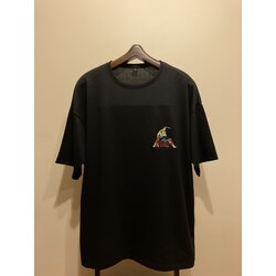 O Yaka Siyah Oversize Tshirt