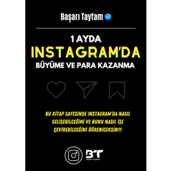 1 Ayda Instagram'da Büyüme ve Para Kazanma E-Kitap