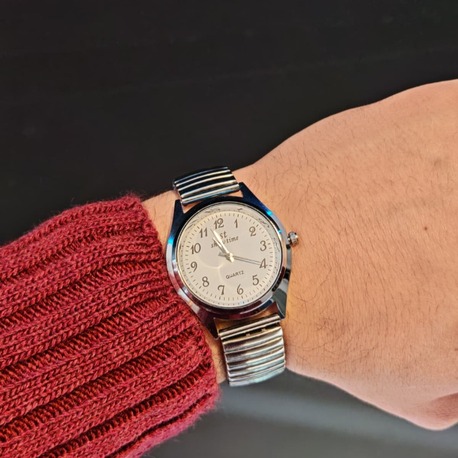 Bileklik Model Klasik Saat-Gümüş