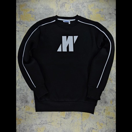 Mavi Sweatshirt-Siyah