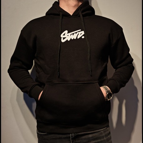 Stwd Kapüşonlu Sweatshirt–Siyah
