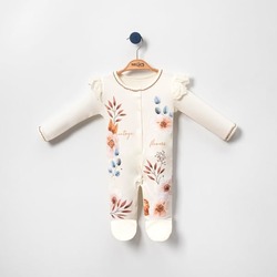 Necix's Belgrad Vintage Flowers Kız Bebek Soft Tulum