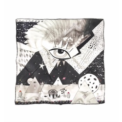 FALLING ANGELS/ SILK SCARF 65x65 cm