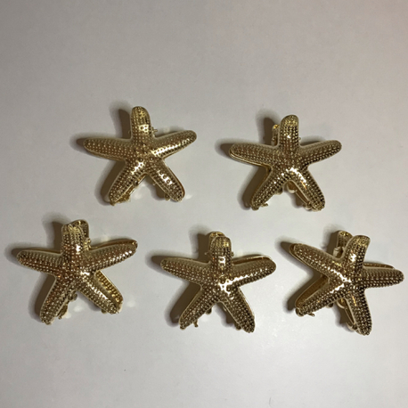 Metal Yıldızlı Mandal Toka (5 cm)
