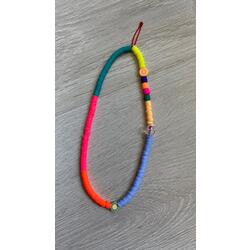 Fimo Boncuklu Telefon Charmı