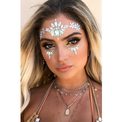 Daisy Işıltılı Holografik Yüz Taşı Face Gems Sticker