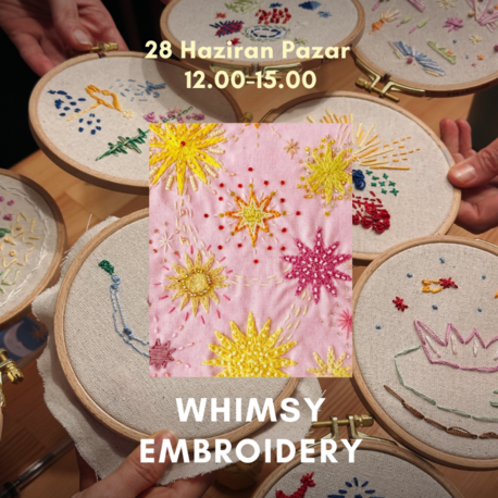Sungirl Club - Whimsy Embroidery 28 Pazar 12.00-15.00