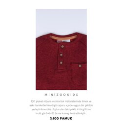 MinizooBaby Bordo Sweatshirt 