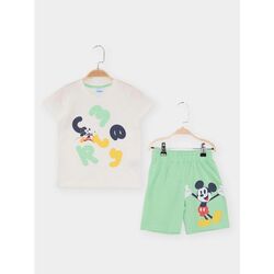 Disney lisanslı çocuk şortlu takım