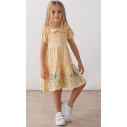 CİCHLİD bebe yaka sarı elbise