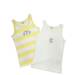SNOOPY Lisanslı 2'li unisex atlet