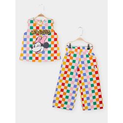 Minnie mouse lisanslı kız çocuk alt üst takım