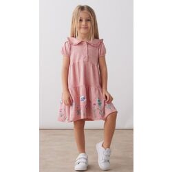CİCHLİD bebe yaka pudra elbise