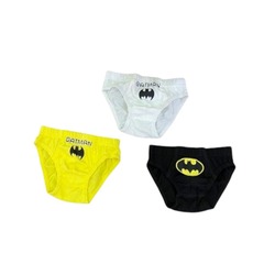 Batman lisanslı çocuk 3'lü külot seti 48022