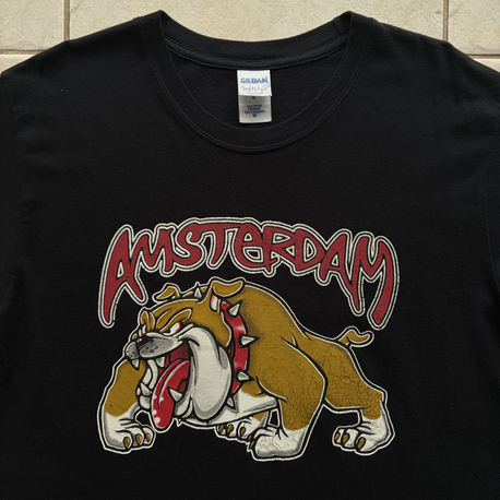 Y2K Amsterdam Bulldog Tee S-M