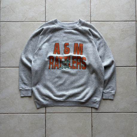 80’s A&M Rattlers Raglan Sweatshirt M-L
