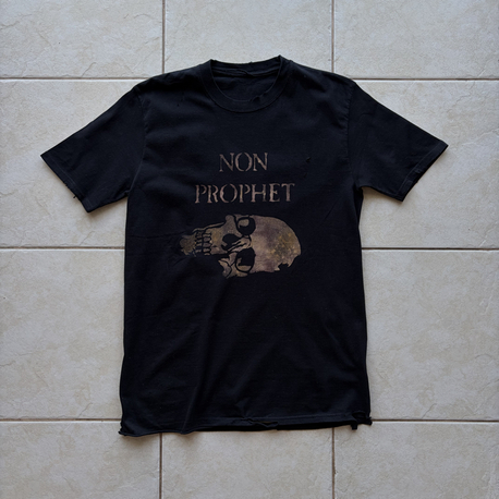 Distressed Y2K Non Prophet Tee Small