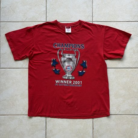 2001 FC Bayern UCL Champions Tee Large