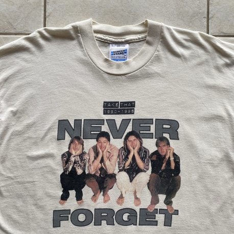 1996 Take That Band Tee Large