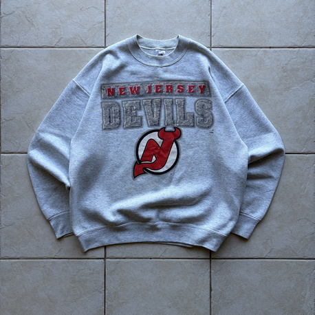90’s  New Jersey Devils NHL Sweatshirt Large
