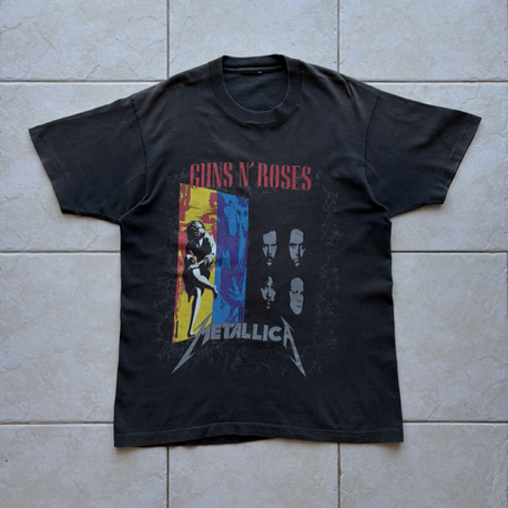 1992 Metallica GNR Tour Tee Large