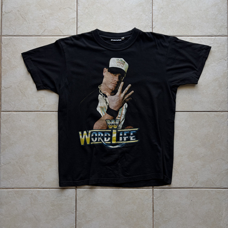 WWF John Cena Euro Boot Tee Large