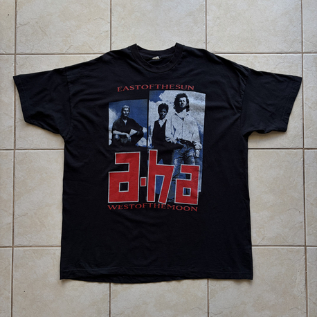 1991 A-HA Euro Tour Tee XXL